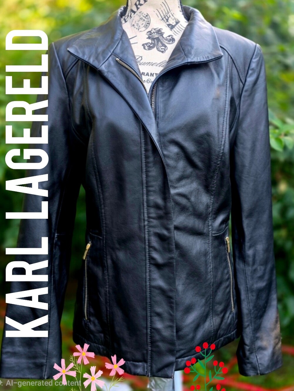 Karl Lagerfield Leather Jacket